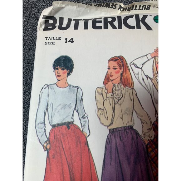 Butterick Misses Skirt Sewing Pattern sz 14 3496 - uncut - Picture 11 of 12